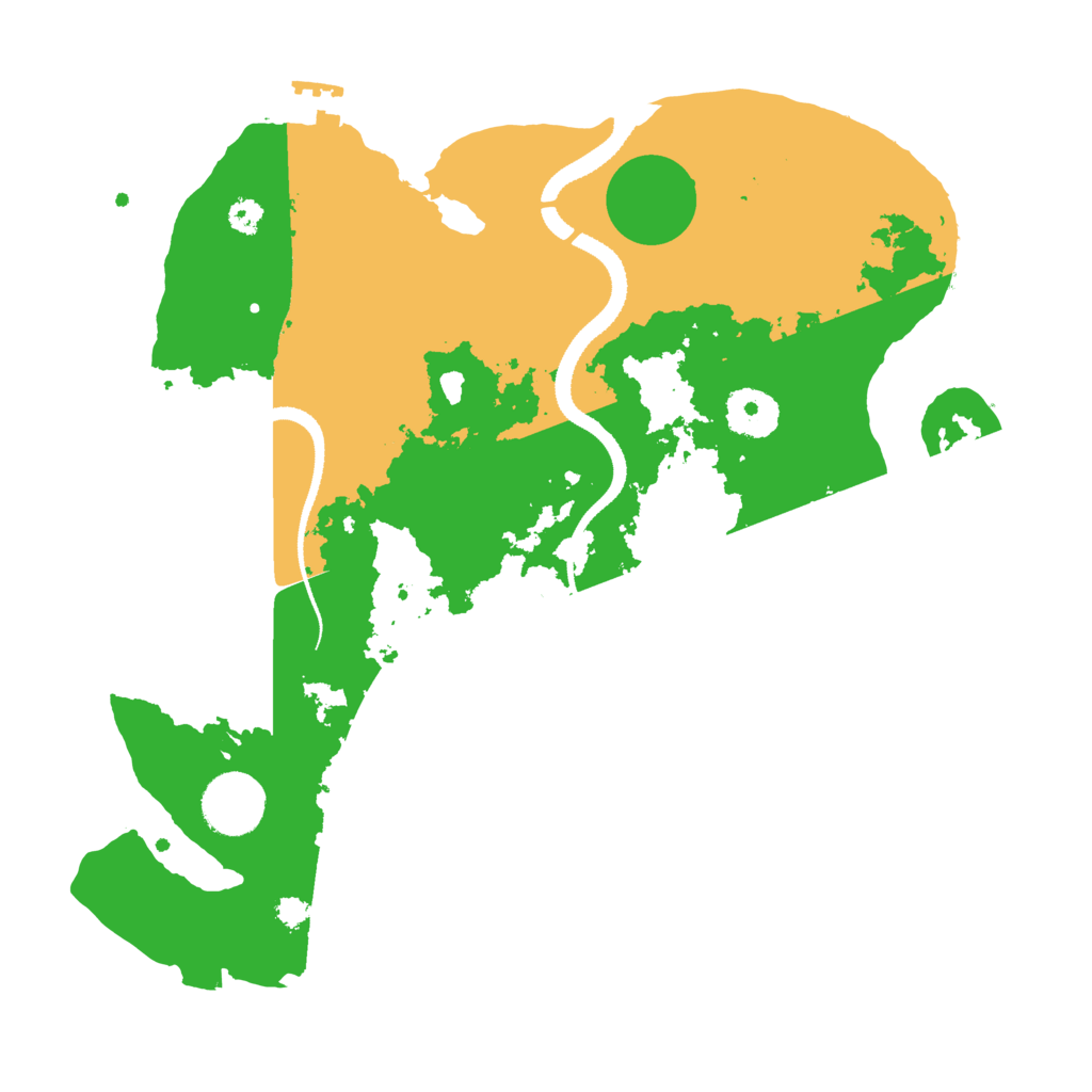 Biome Rust Map: Procedural Map, Size: 3200, Seed: 56743