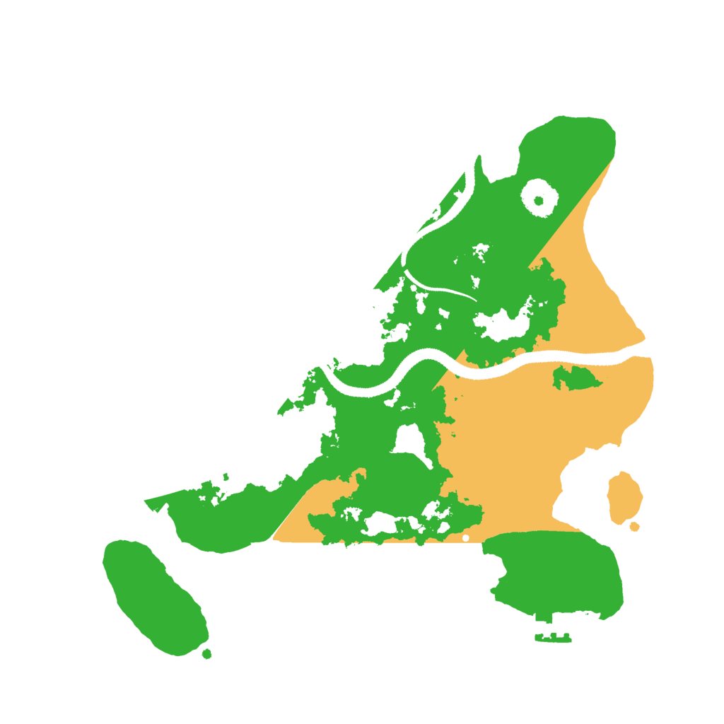 Biome Rust Map: Procedural Map, Size: 3000, Seed: 1647782490