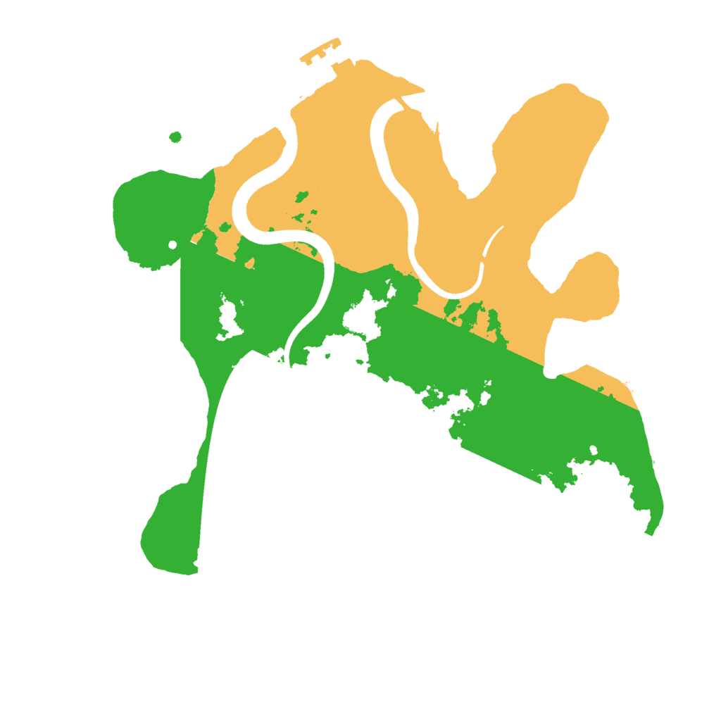 Biome Rust Map: Procedural Map, Size: 2500, Seed: 1587576476