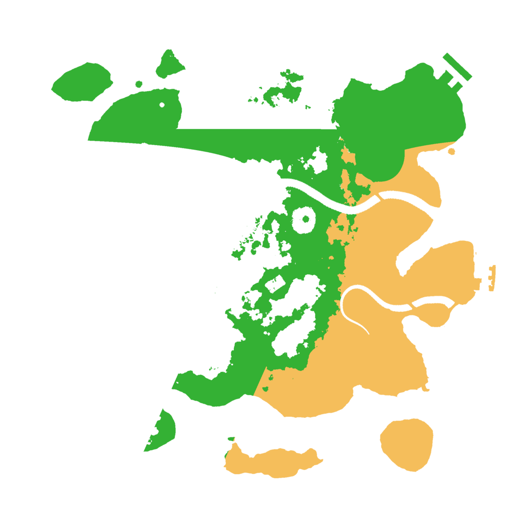 Biome Rust Map: Procedural Map, Size: 3000, Seed: 1784326780