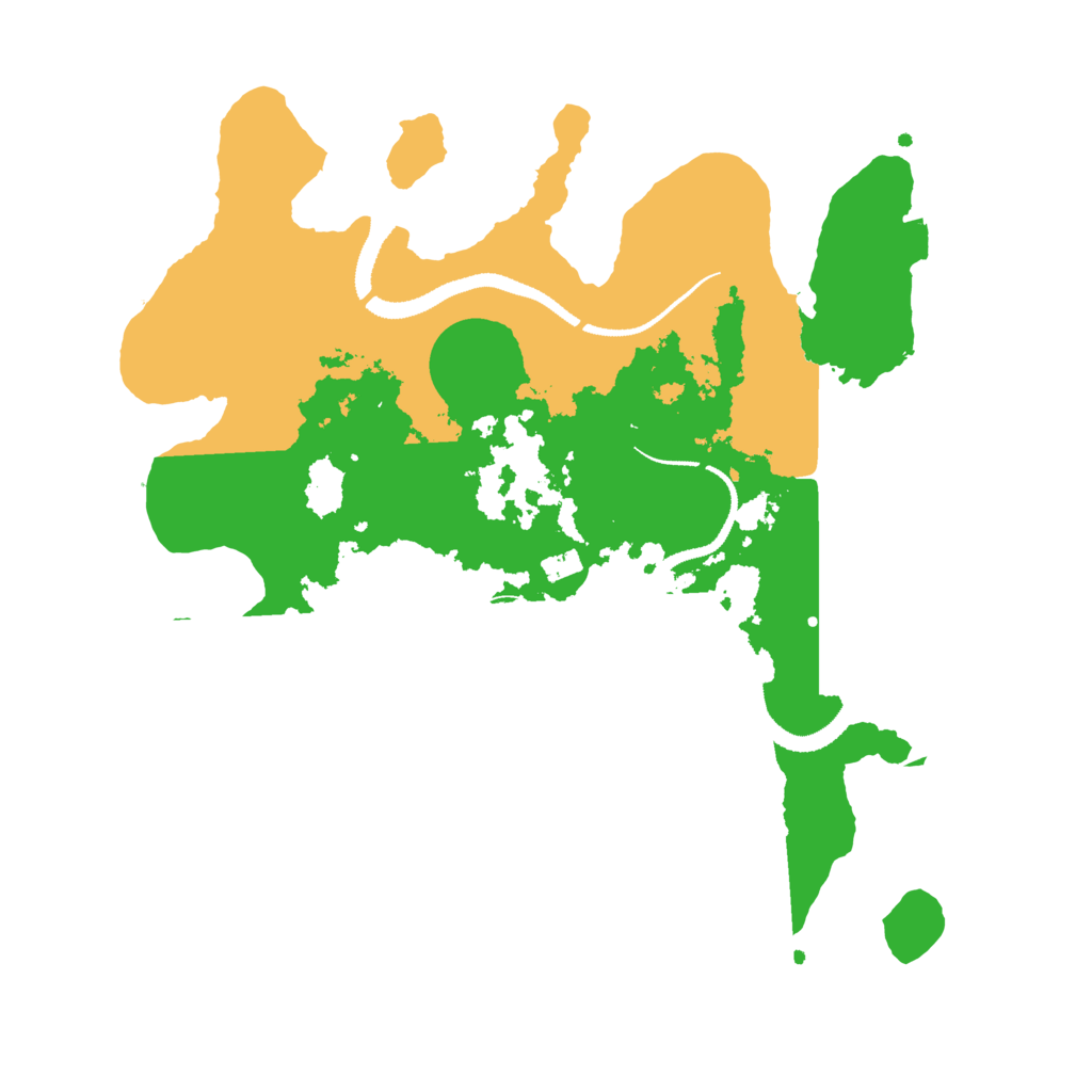 Biome Rust Map: Procedural Map, Size: 3100, Seed: 882720427