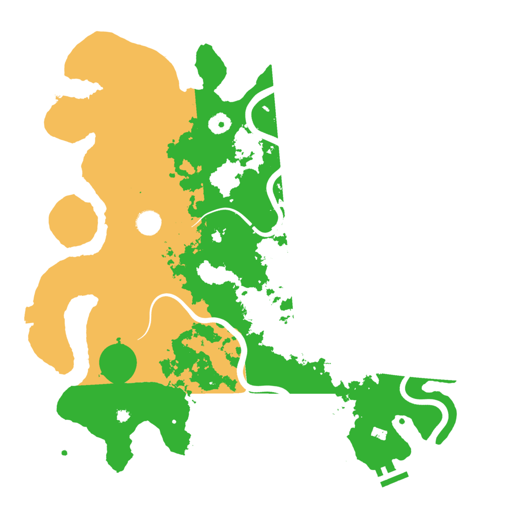 Biome Rust Map: Procedural Map, Size: 3700, Seed: 33102792