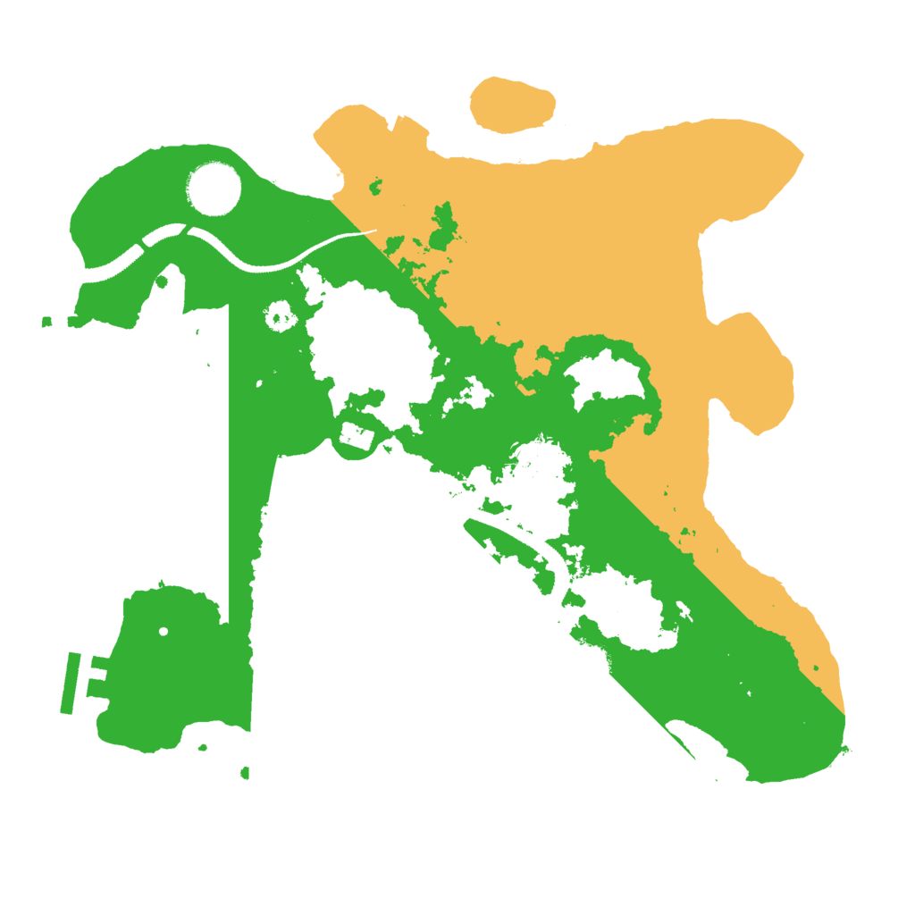 Biome Rust Map: Procedural Map, Size: 3000, Seed: 1523142183
