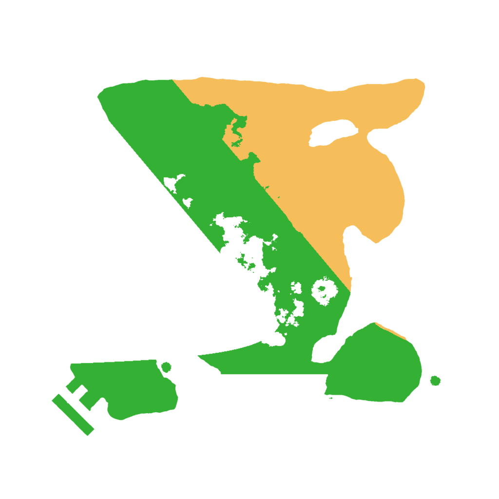 Biome Rust Map: Procedural Map, Size: 2000, Seed: 832