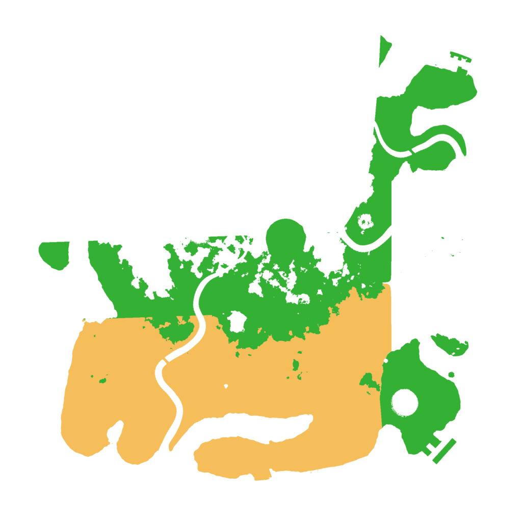 Biome Rust Map: Procedural Map, Size: 3500, Seed: 693377944