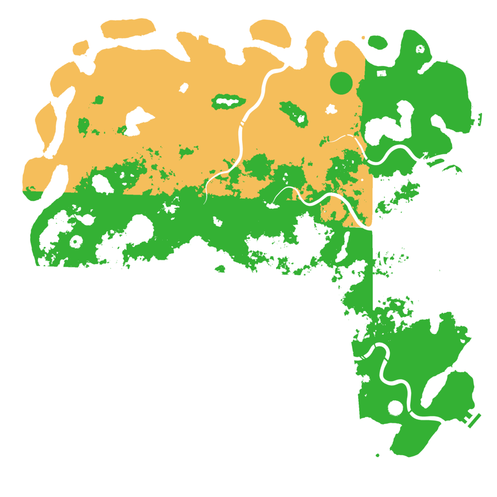 Biome Rust Map: Procedural Map, Size: 5800, Seed: 698634