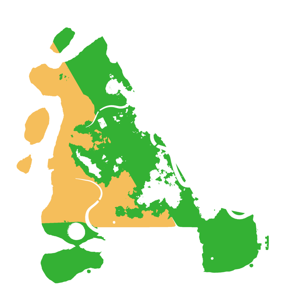 Biome Rust Map: Procedural Map, Size: 3250, Seed: 1199824013