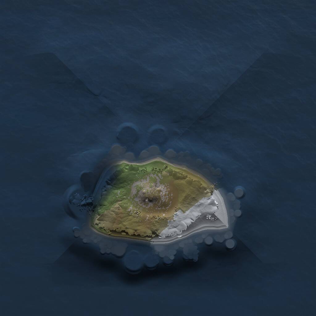 Rust Map: Procedural Map, Size: 1000, Seed: 142867144, 1 Monuments
