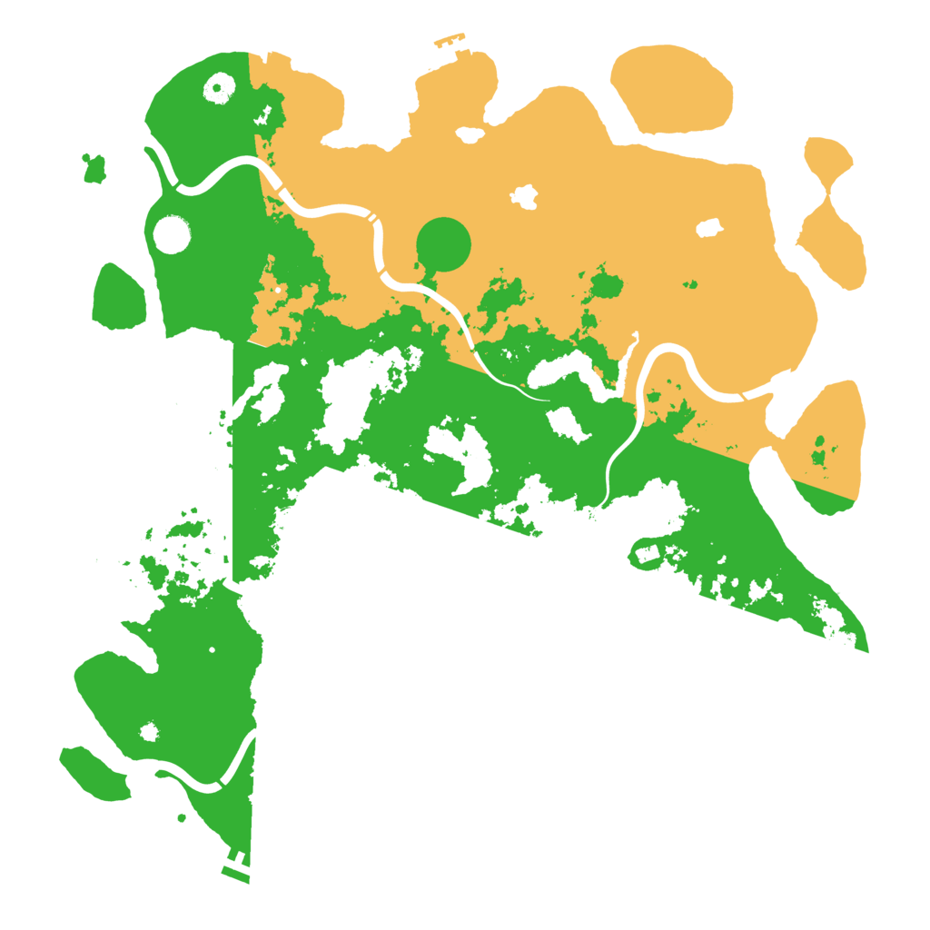 Biome Rust Map: Procedural Map, Size: 4500, Seed: 543665678