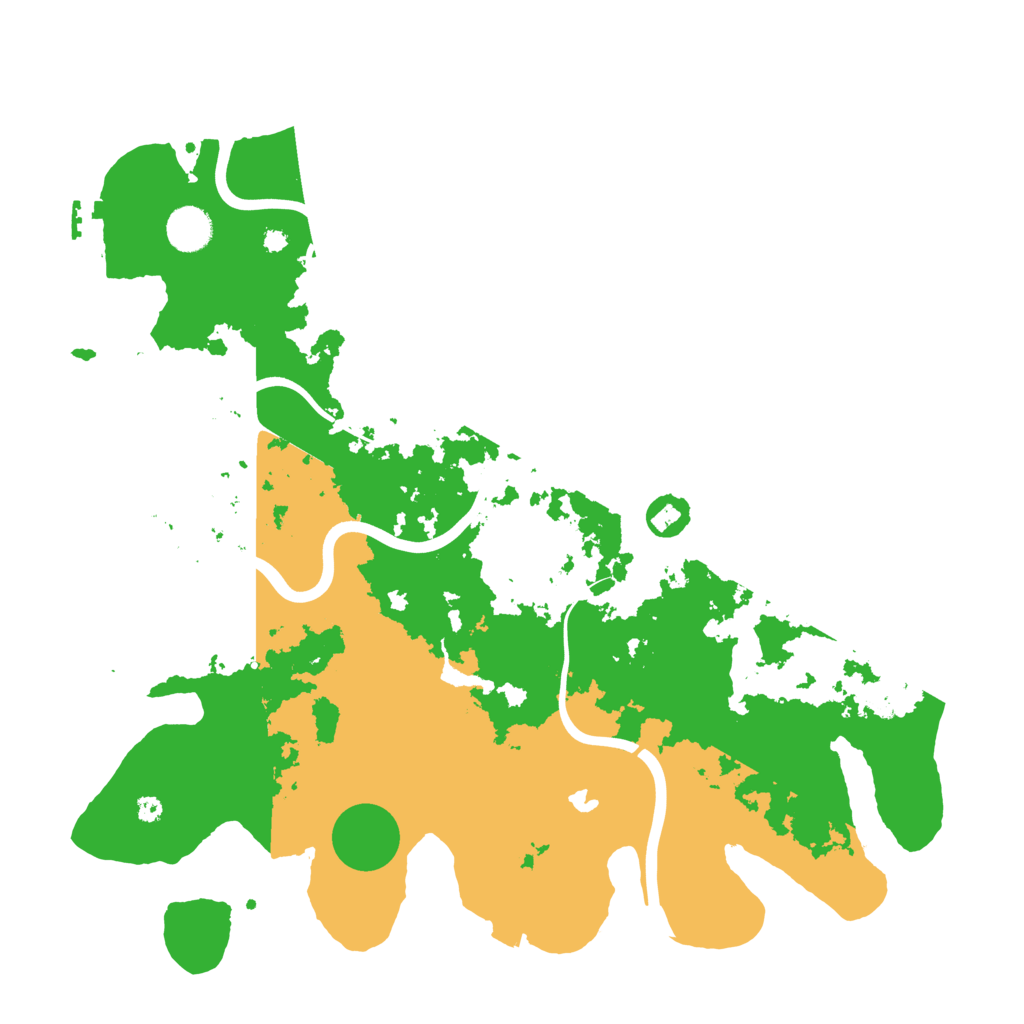 Biome Rust Map: Procedural Map, Size: 4000, Seed: 5554