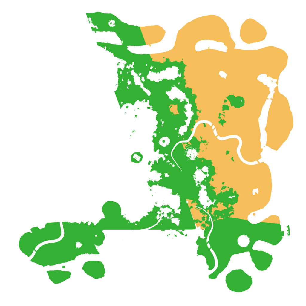 Biome Rust Map: Procedural Map, Size: 4500, Seed: 984105002