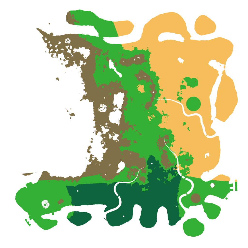 Biome Rust Map: Procedural Map, Size: 4500, Seed: 984105002
