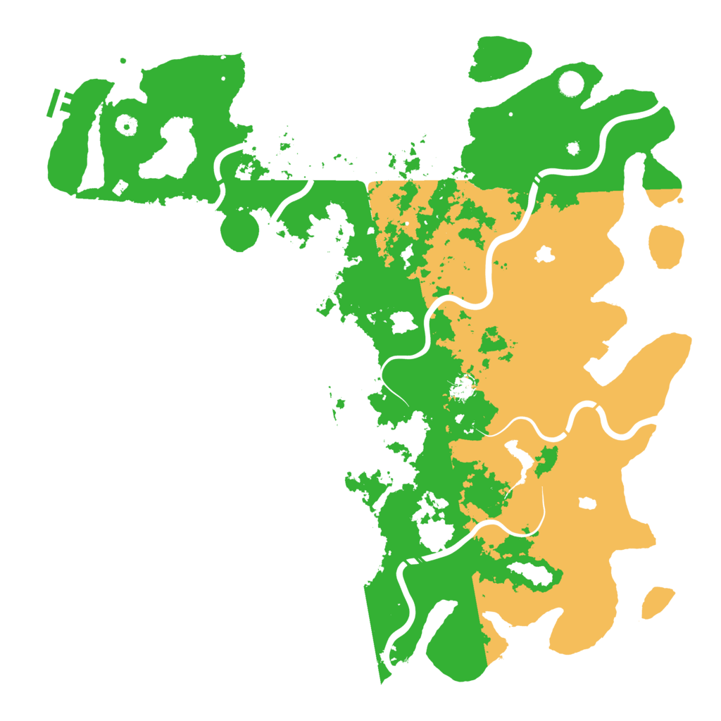 Biome Rust Map: Procedural Map, Size: 5000, Seed: 480113902