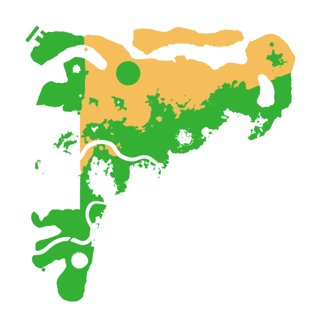 Biome Rust Map: Procedural Map, Size: 3500, Seed: 510968941