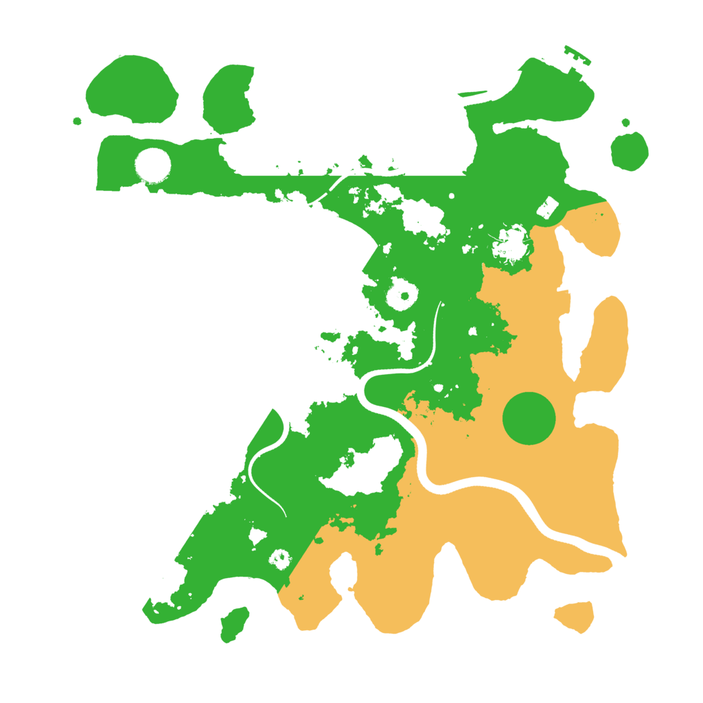 Biome Rust Map: Procedural Map, Size: 3500, Seed: 1730913795