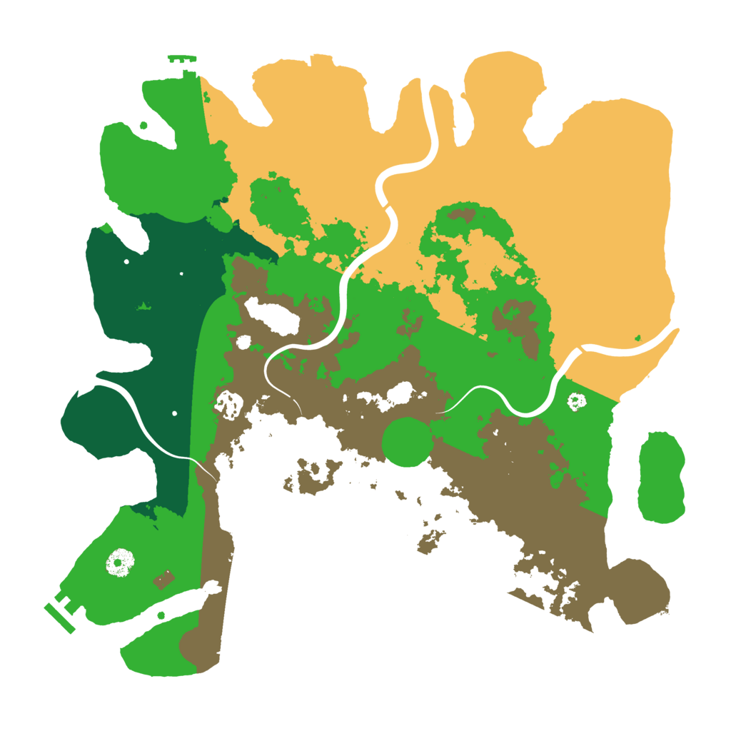 Biome Rust Map: Procedural Map, Size: 3900, Seed: 452569763