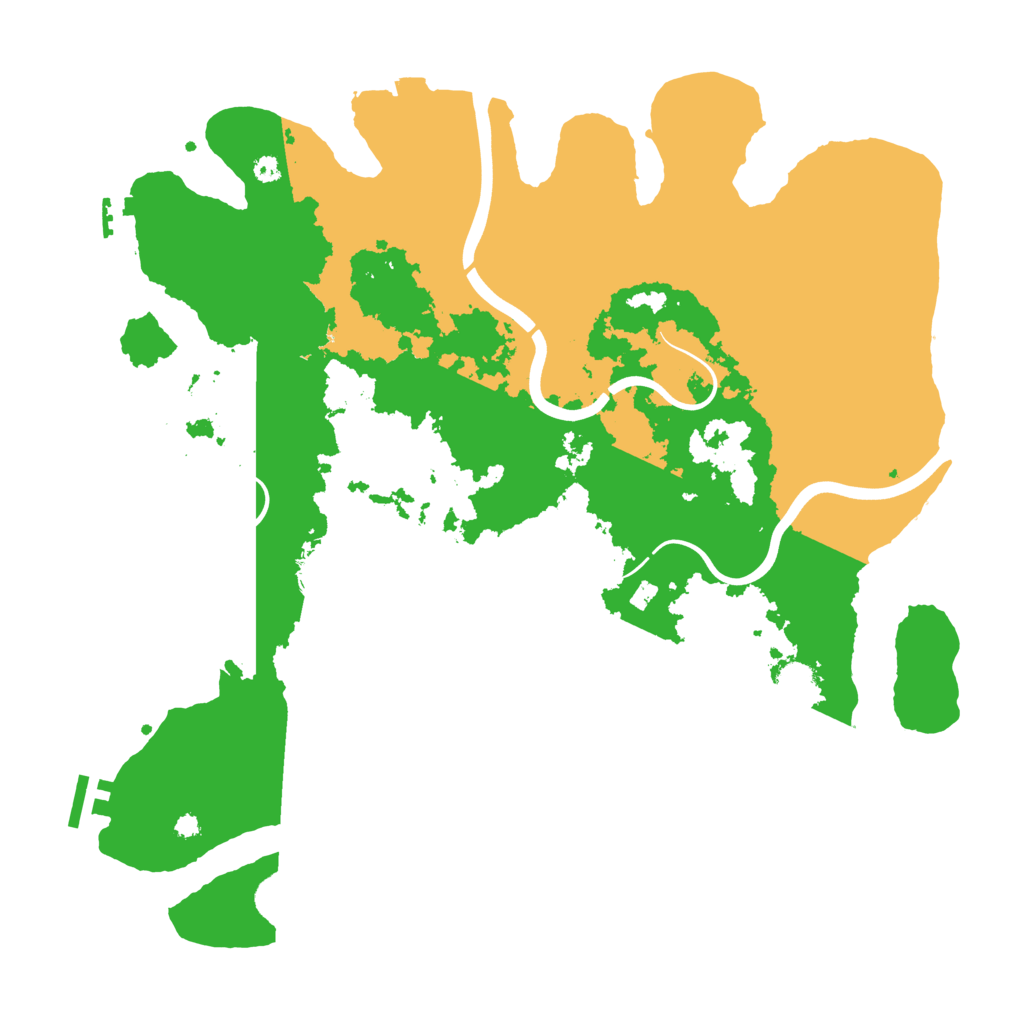 Biome Rust Map: Procedural Map, Size: 3900, Seed: 452569763