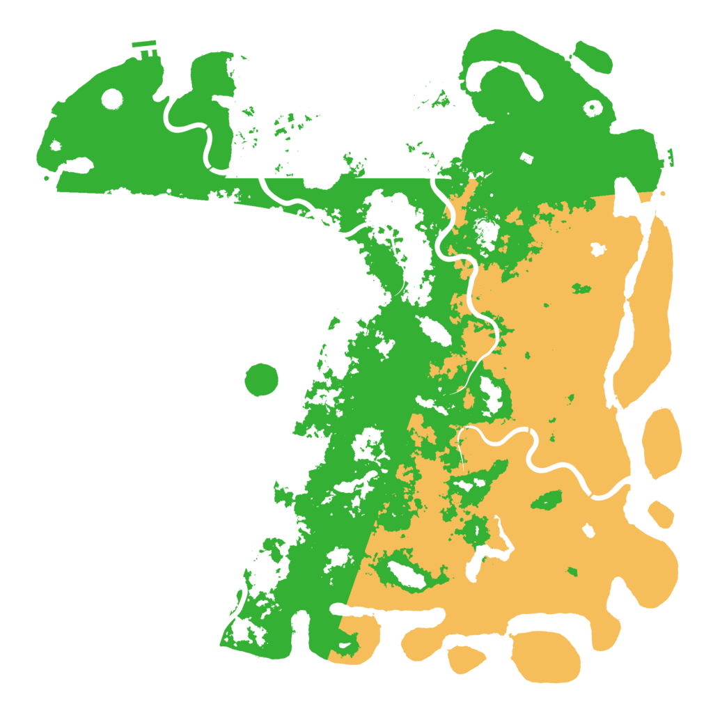 Biome Rust Map: Procedural Map, Size: 6000, Seed: 1692299860