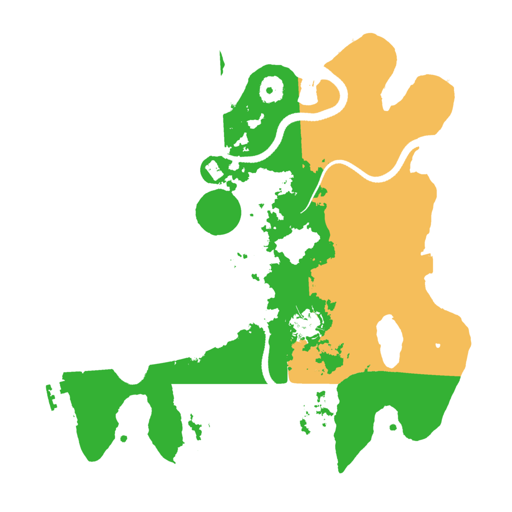 Biome Rust Map: Procedural Map, Size: 3000, Seed: 2005175652