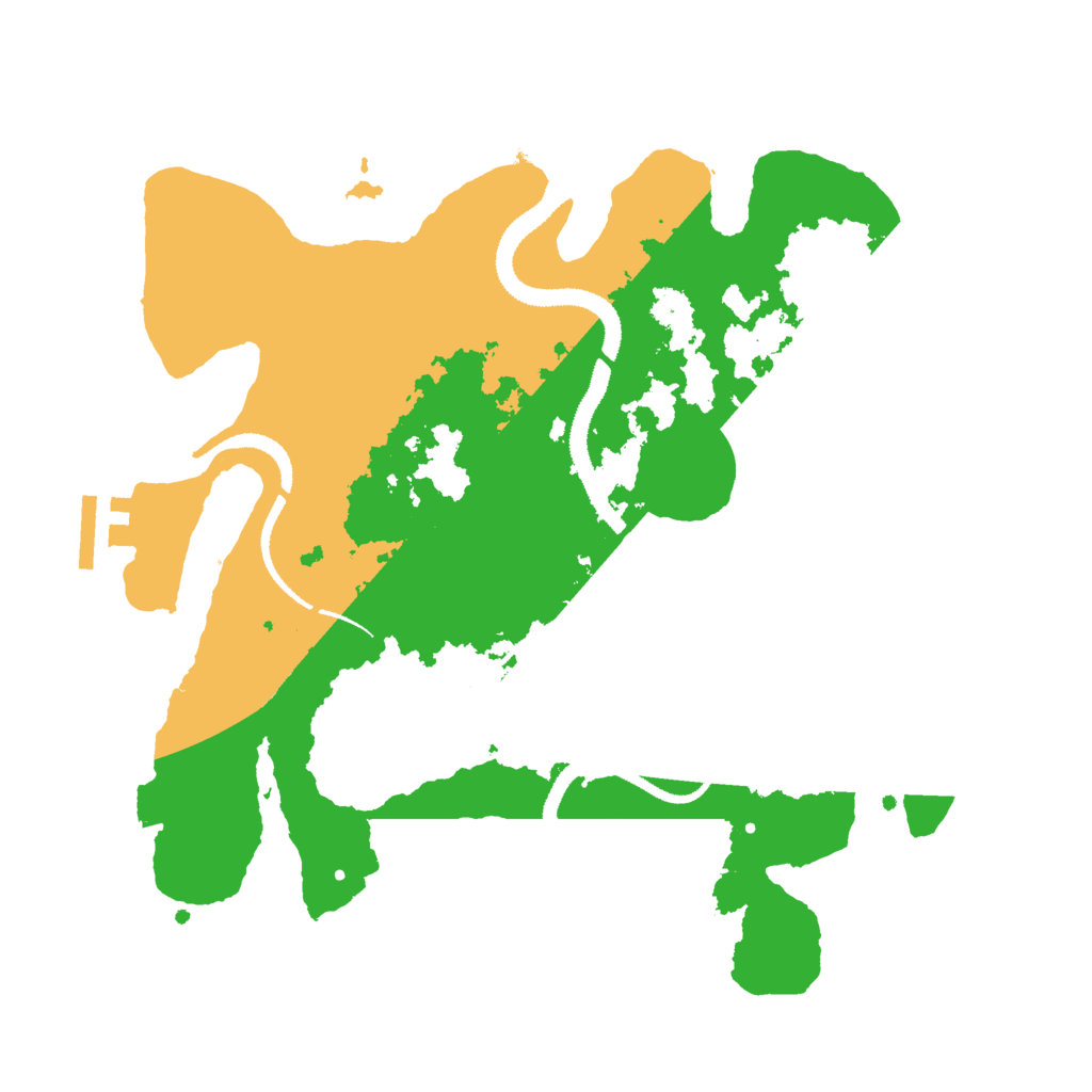 Biome Rust Map: Procedural Map, Size: 3000, Seed: 7615298