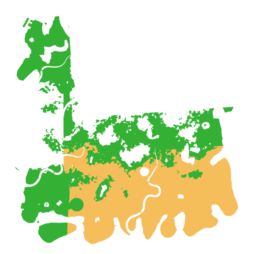 Biome Rust Map: Procedural Map, Size: 5000, Seed: 45889389
