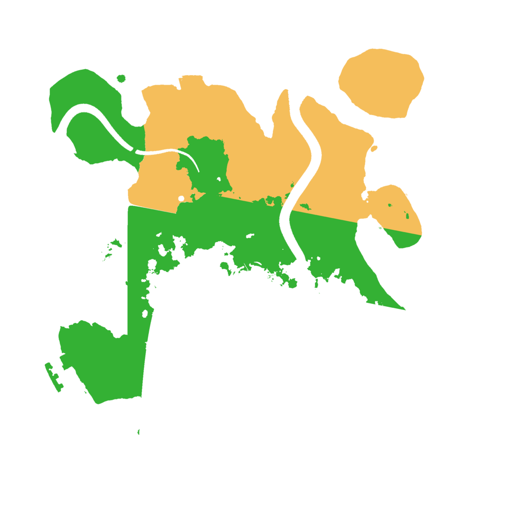 Biome Rust Map: Procedural Map, Size: 2500, Seed: 1179937200