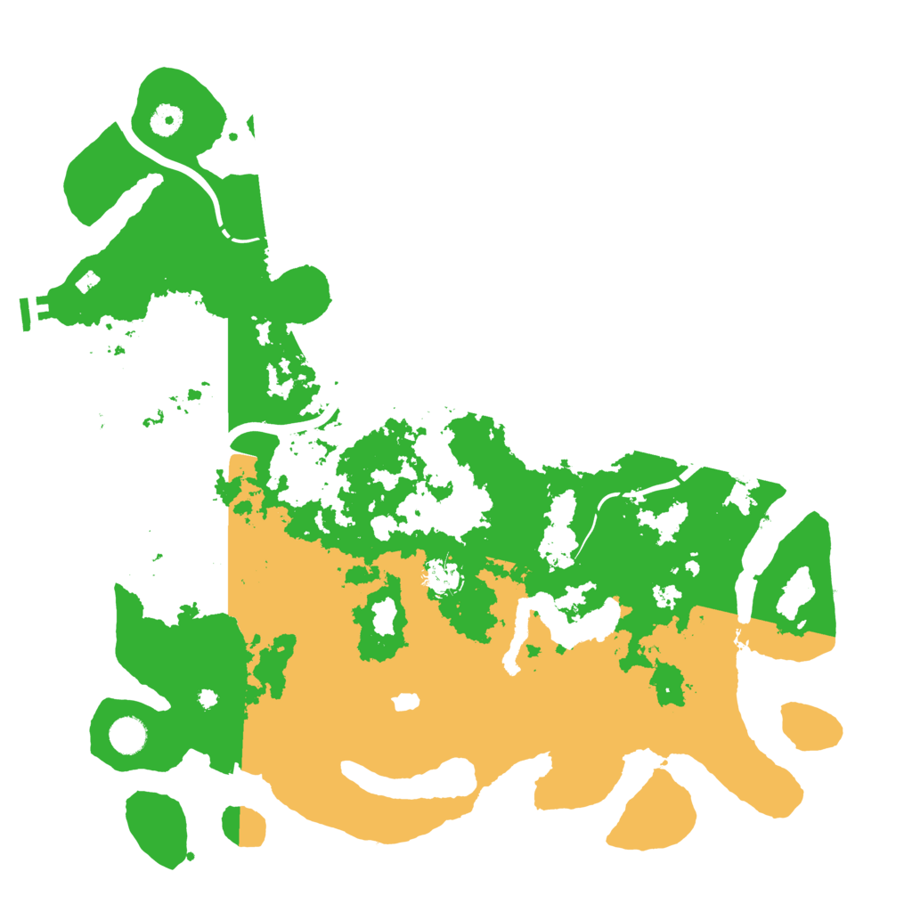 Biome Rust Map: Procedural Map, Size: 4300, Seed: 8790325