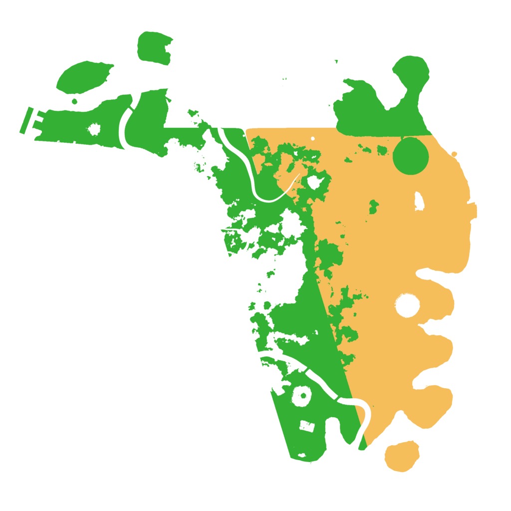 Biome Rust Map: Procedural Map, Size: 3750, Seed: 2051700054
