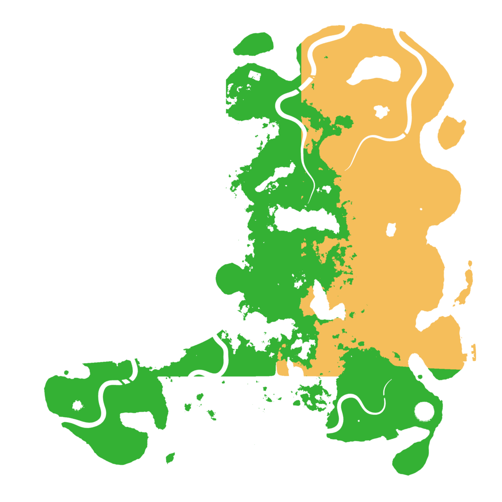 Biome Rust Map: Procedural Map, Size: 4500, Seed: 648251