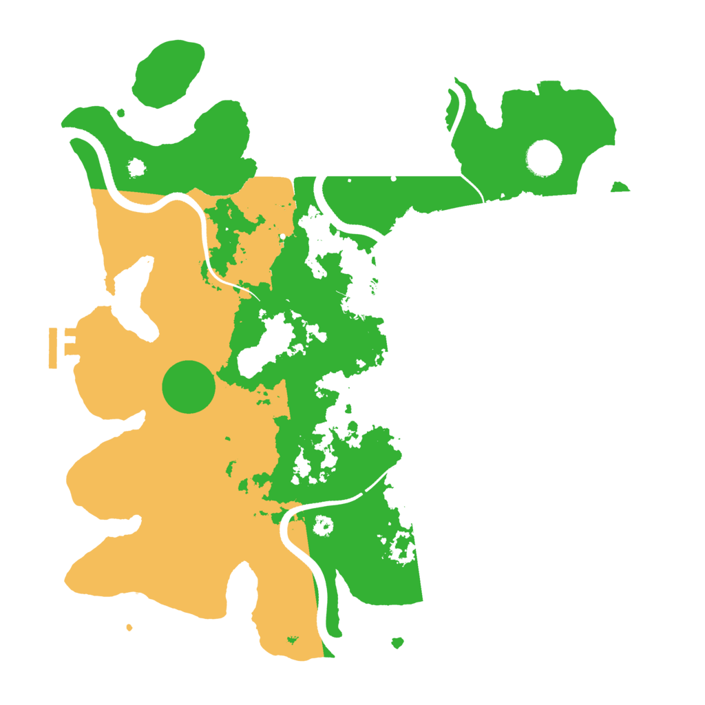 Biome Rust Map: Procedural Map, Size: 3500, Seed: 285206906