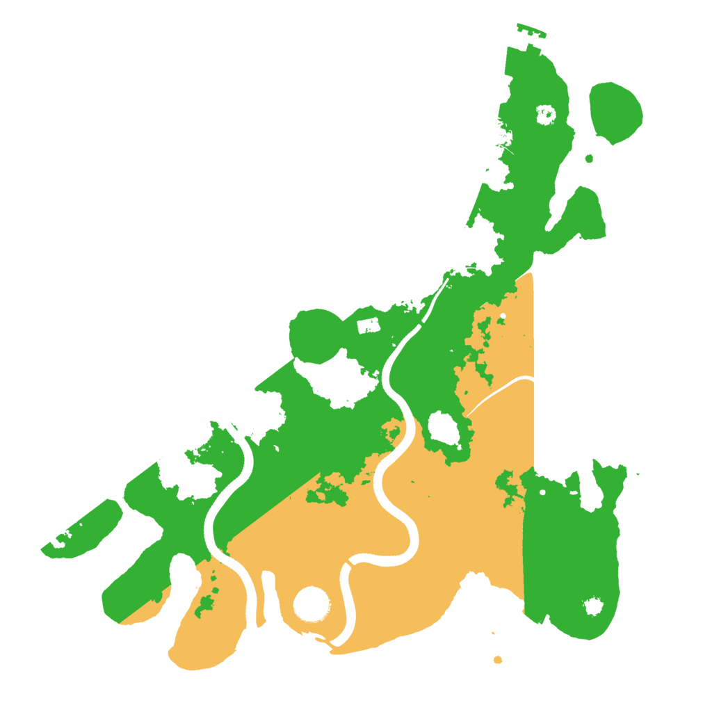 Biome Rust Map: Procedural Map, Size: 3500, Seed: 1540233369