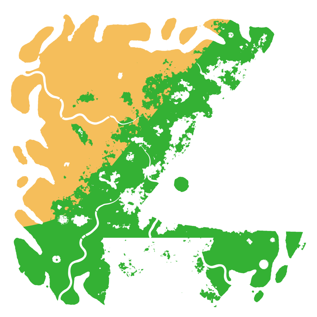 Biome Rust Map: Procedural Map, Size: 6000, Seed: 2081789412