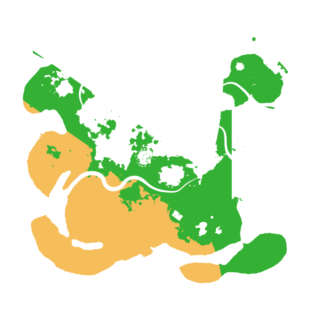 Biome Rust Map: Procedural Map, Size: 3300, Seed: 967838038