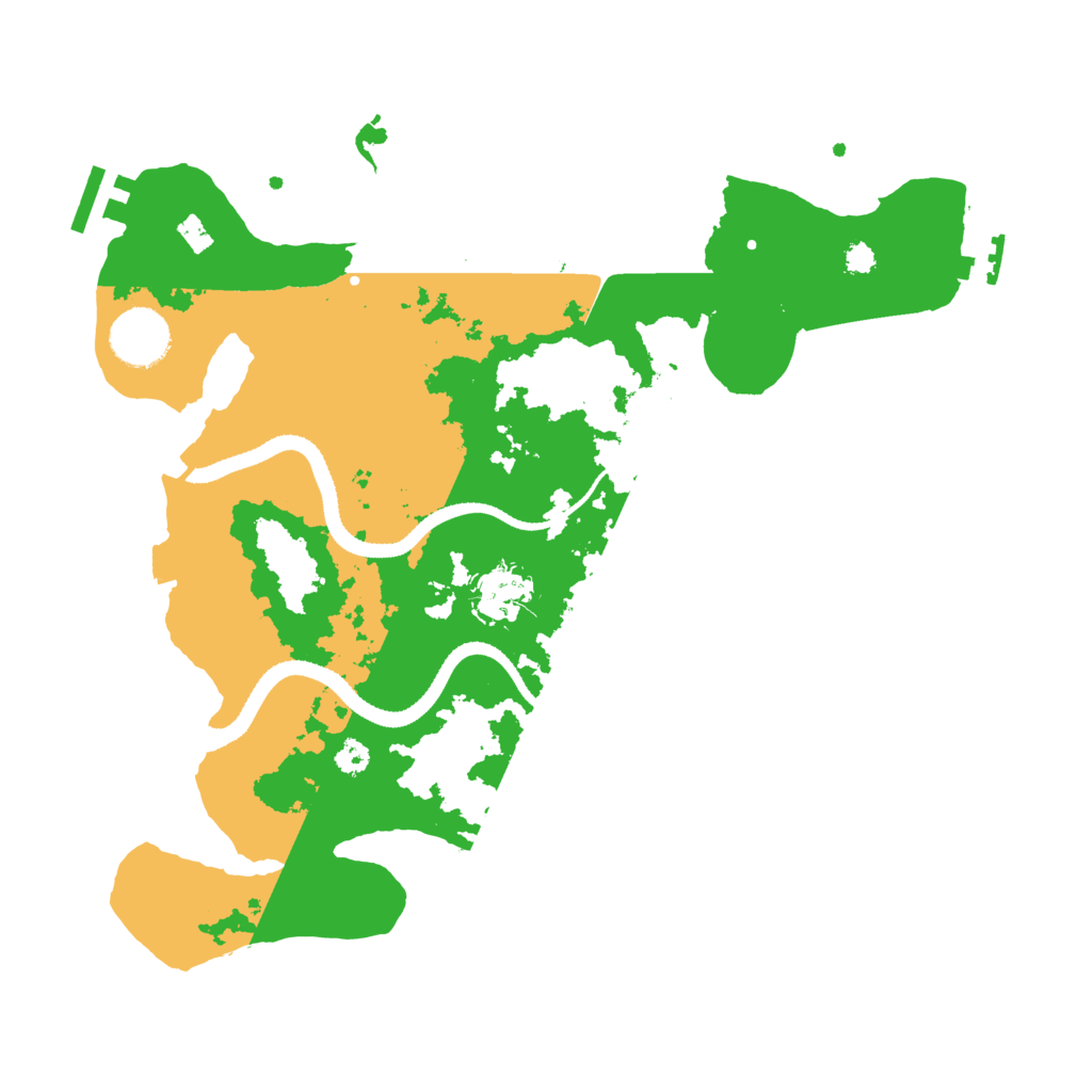 Biome Rust Map: Procedural Map, Size: 3250, Seed: 417352096