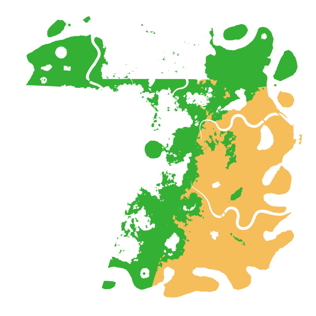 Biome Rust Map: Procedural Map, Size: 4800, Seed: 2047772711