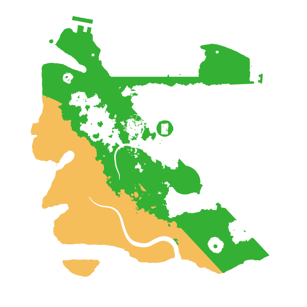 Biome Rust Map: Procedural Map, Size: 3000, Seed: 1261596818