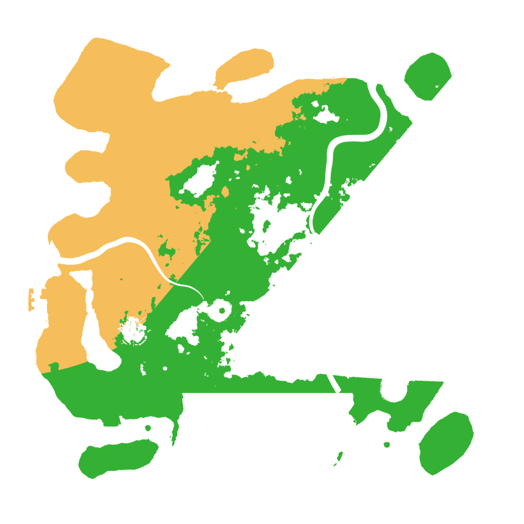 Biome Rust Map: Procedural Map, Size: 3500, Seed: 10359