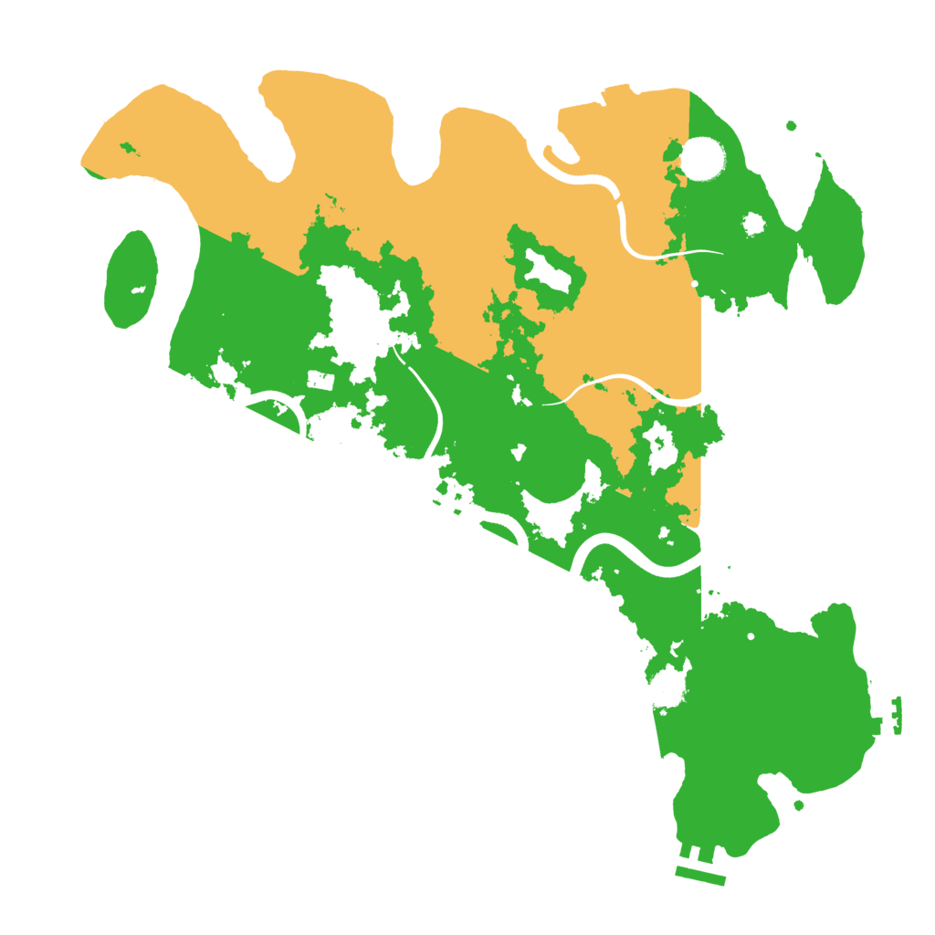 Biome Rust Map: Procedural Map, Size: 3750, Seed: 2043546176