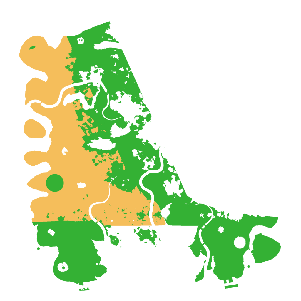 Biome Rust Map: Procedural Map, Size: 4500, Seed: 1674709622