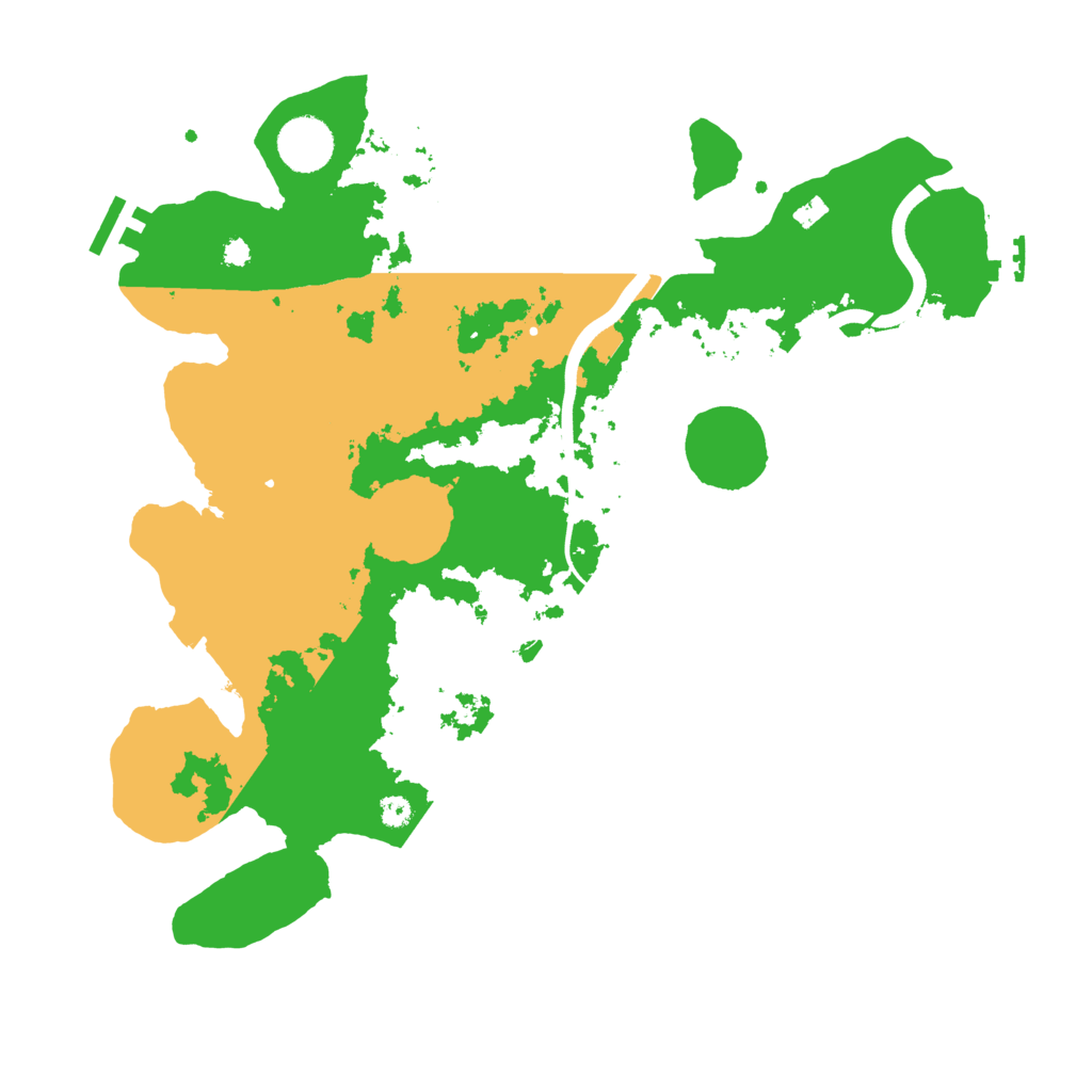 Biome Rust Map: Procedural Map, Size: 3600, Seed: 877382238