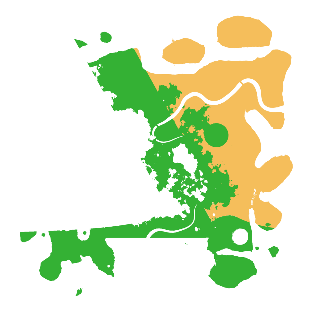 Biome Rust Map: Procedural Map, Size: 3500, Seed: 1862399910