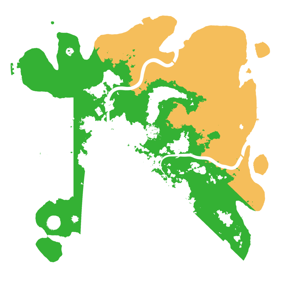 Biome Rust Map: Procedural Map, Size: 3750, Seed: 1023318542