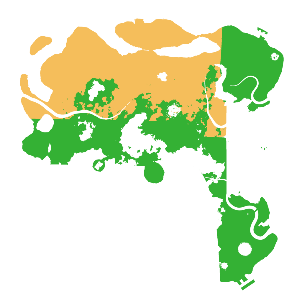 Biome Rust Map: Procedural Map, Size: 4000, Seed: 2048969076