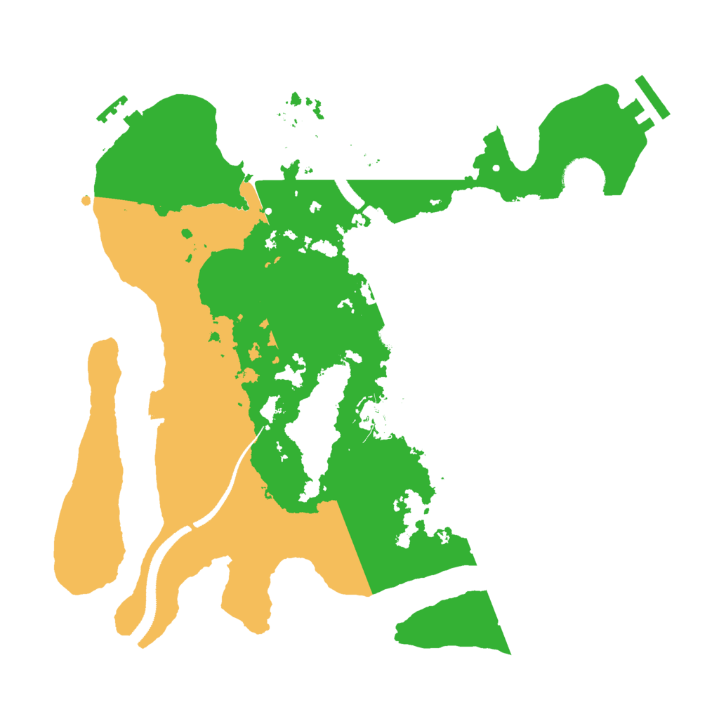 Biome Rust Map: Procedural Map, Size: 3000, Seed: 32680