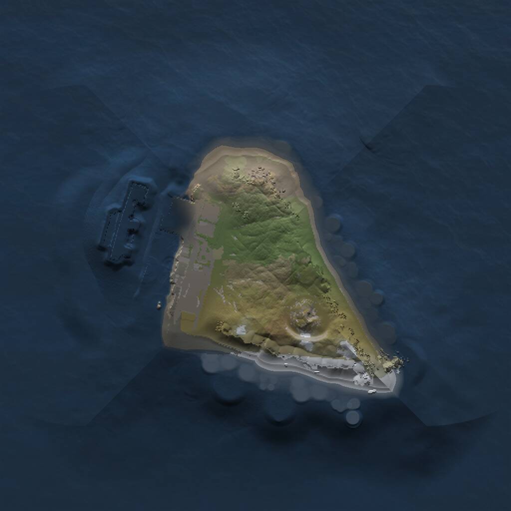 Rust Map: Procedural Map, Size: 1000, Seed: 45389, 2 Monuments