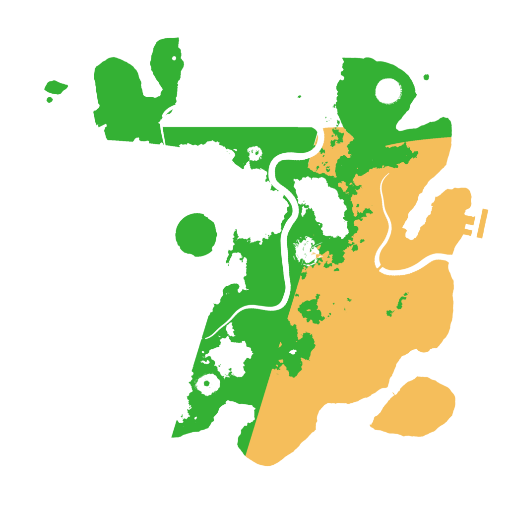 Biome Rust Map: Procedural Map, Size: 3500, Seed: 755434629
