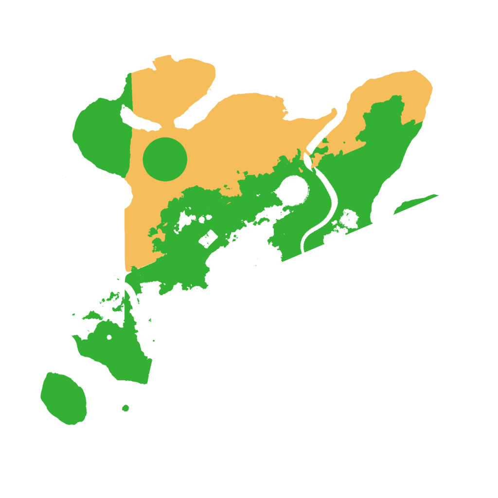 Biome Rust Map: Procedural Map, Size: 3000, Seed: 2610886