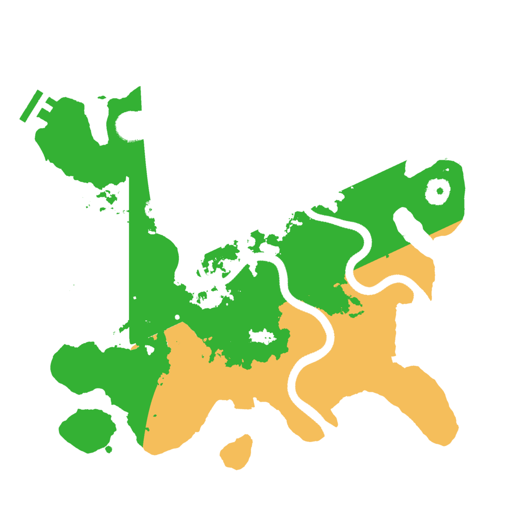 Biome Rust Map: Procedural Map, Size: 3000, Seed: 1795964472