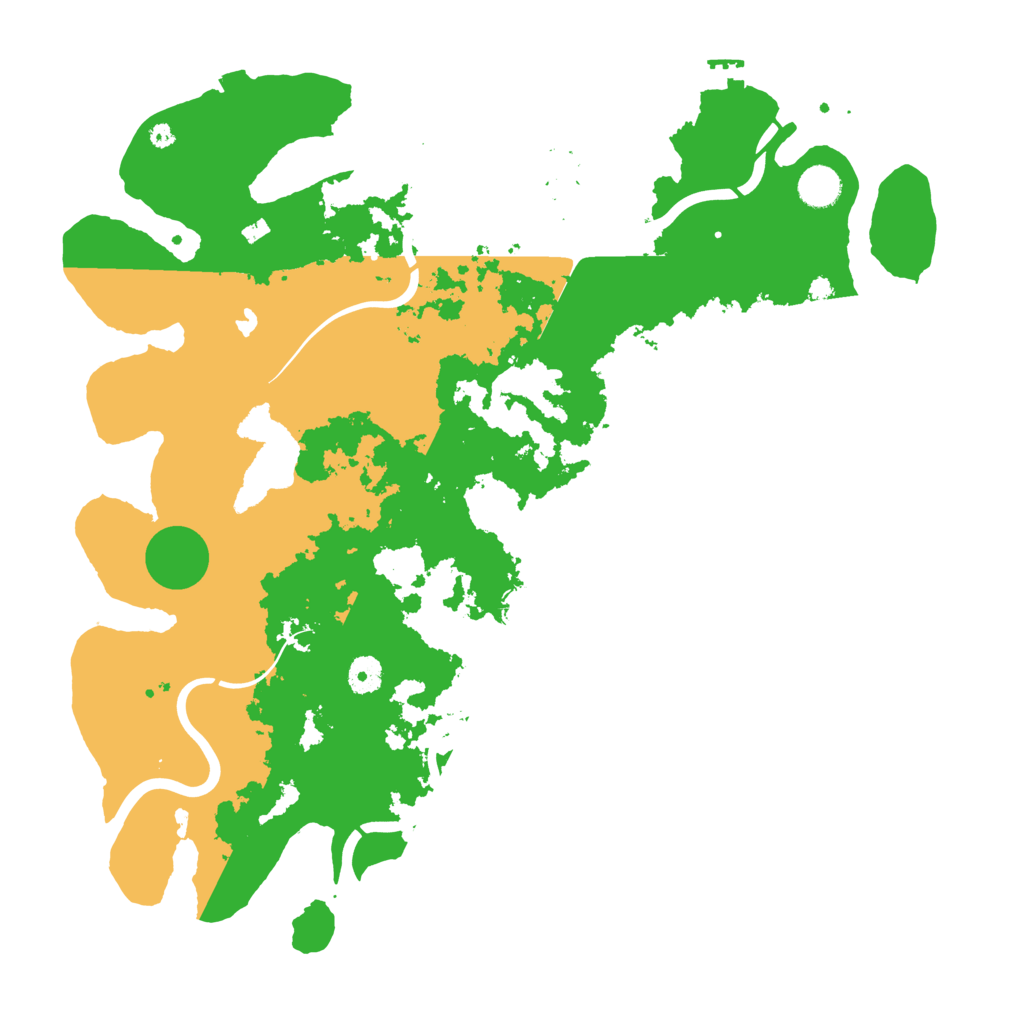 Biome Rust Map: Procedural Map, Size: 4250, Seed: 1991336155