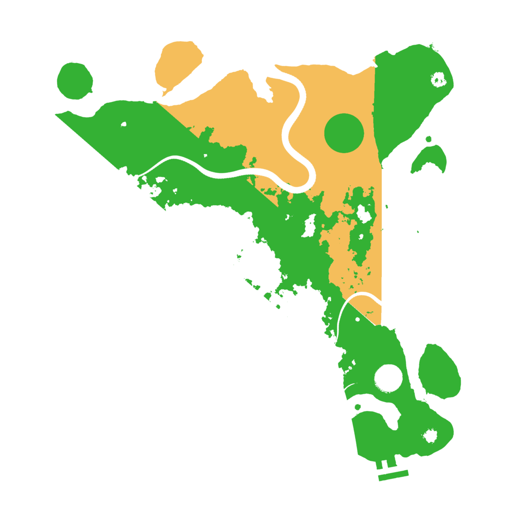 Biome Rust Map: Procedural Map, Size: 3400, Seed: 5665